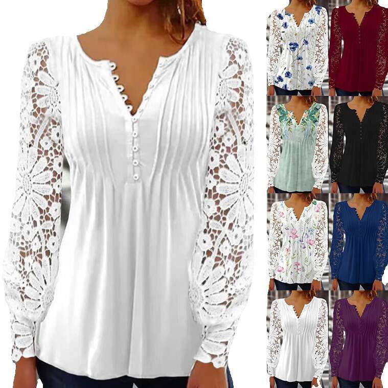 Best Saller Hip Hop Female Short-sleeved Hollow Out Slim Top Female O-neck Crop Tops Pure Cotton Lace Slim-fit Chiffon Street Activity Crop Tops2