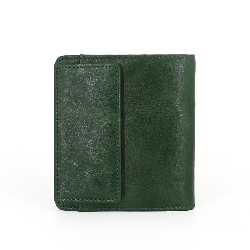 New Fashion Men's Wallets Genuine Leather Male Clutch Wallet Wrinkle Cowhide Casual Bifold Credit Card Coin Purse Money Bag