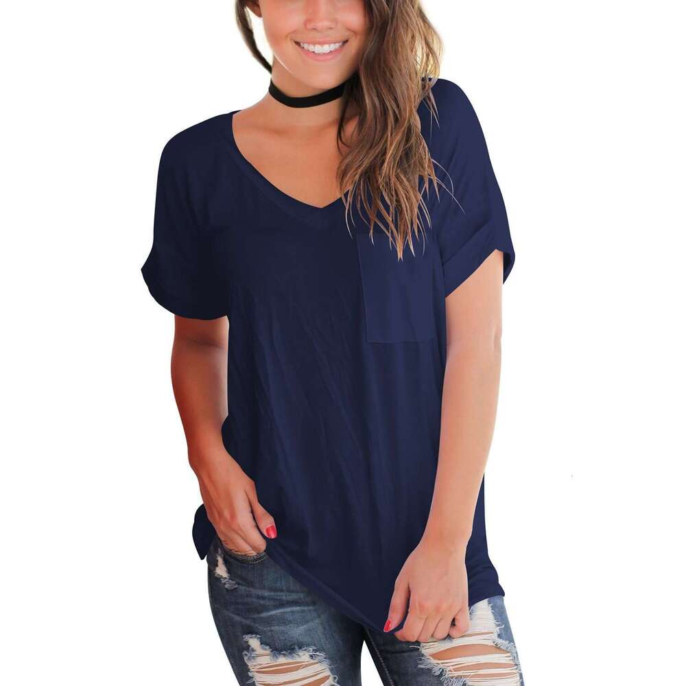 Designer Tshirt Women Best Saller Short-sleeved Summer Casual Slim Streetwear Quick Drying Chiffon Slim-fit Round Neck Womens T Shirt Clothes Solid Tu