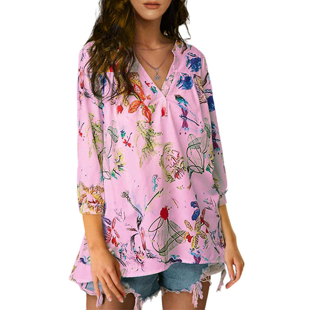 Designer T Shirt New Merchandise Summer Retro Summer Printing Short Sleeve Casual Slim Streetwear Bottoming Round Neck Lace Street Activity Crop Tops2