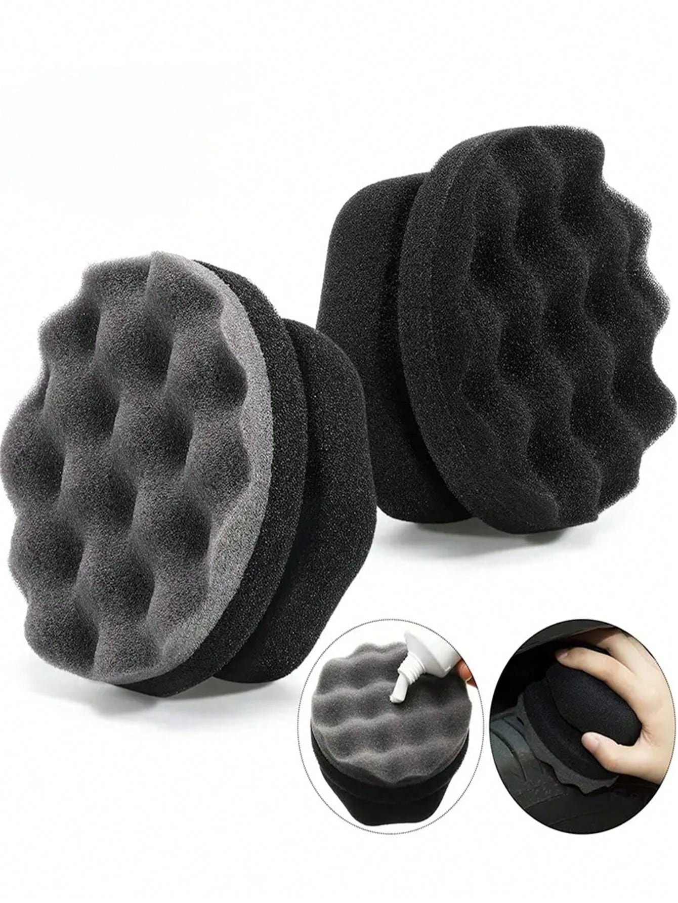 Hand-held waxing sponge Car polishing sponge Large small car waxing sponge