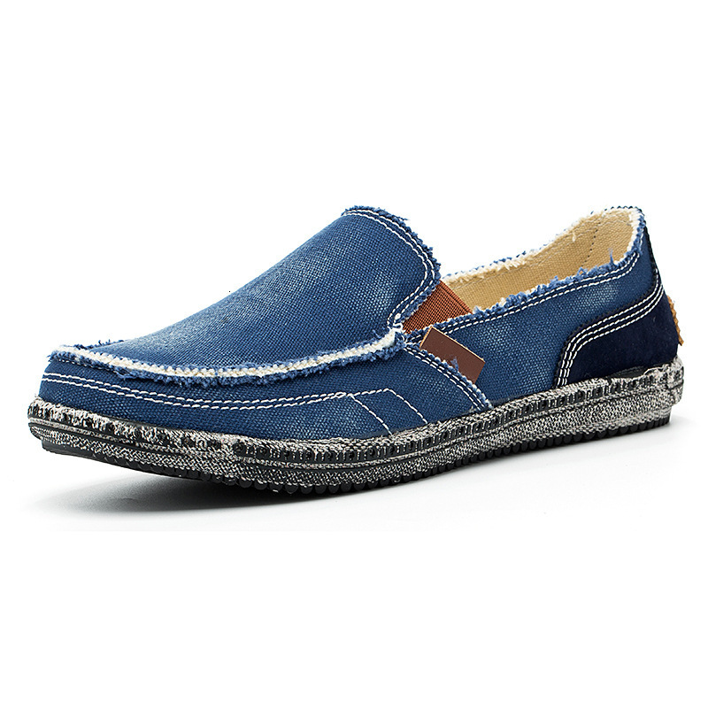 Ddmysports Spring Summer New Fashion Trend Canvas Casual Versatile Lazy Shoes Non Slip Soft Sole Bean Outdoor
