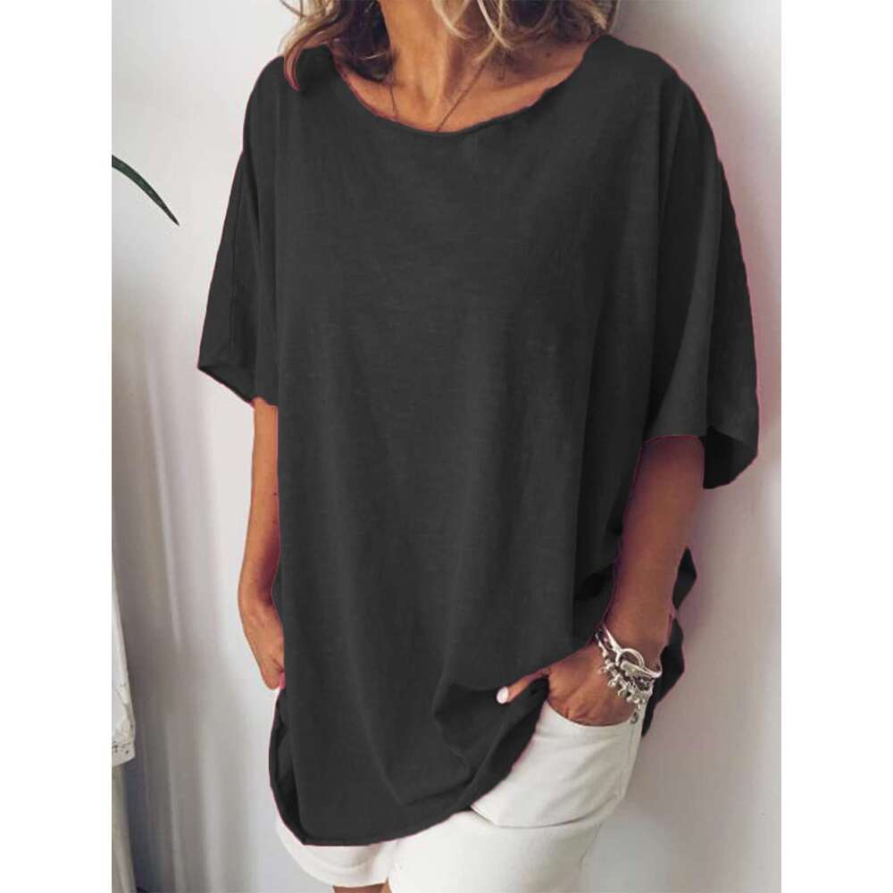 New Merchandise Short-sleeved High Street Retro Casual Slim Streetwear Summer Printing Short Sleeve Quick Drying Backless Chiffon Stretch Casual Under