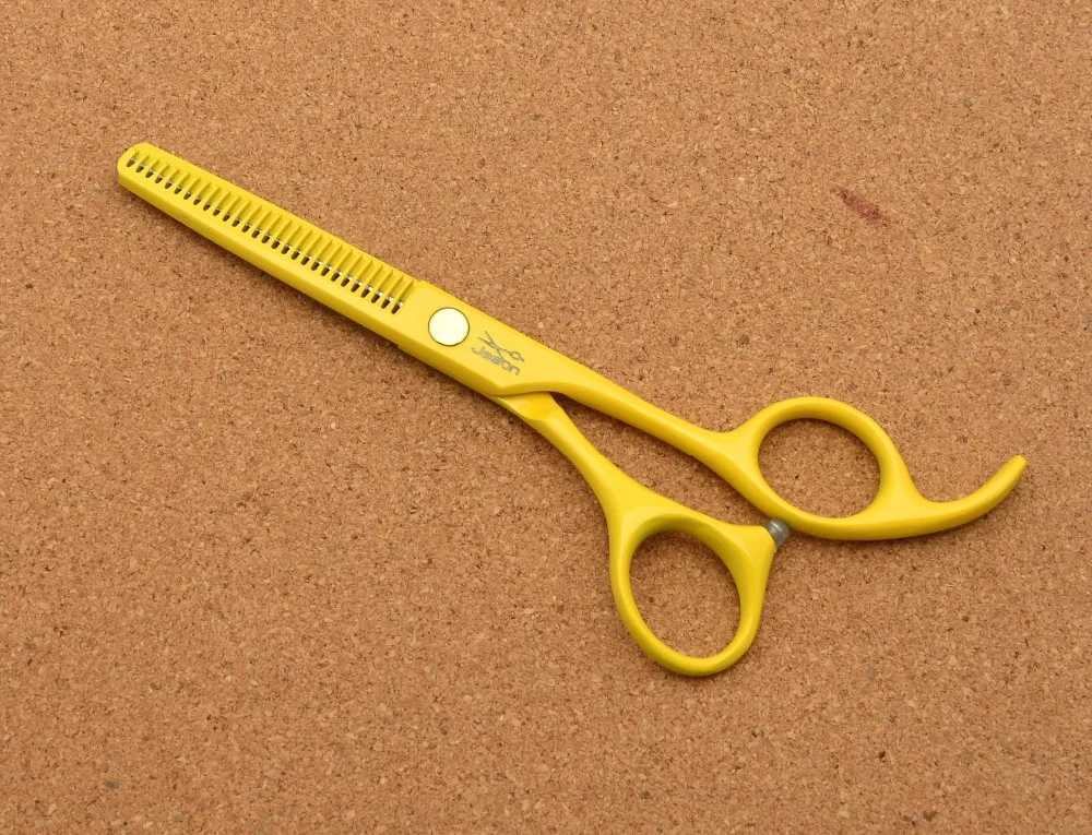 New Arrival 311# 5.5-inch brand Jason factory price Hair Clipper JP 440C Yellow Hair Clipper Thin Clipper Z241213