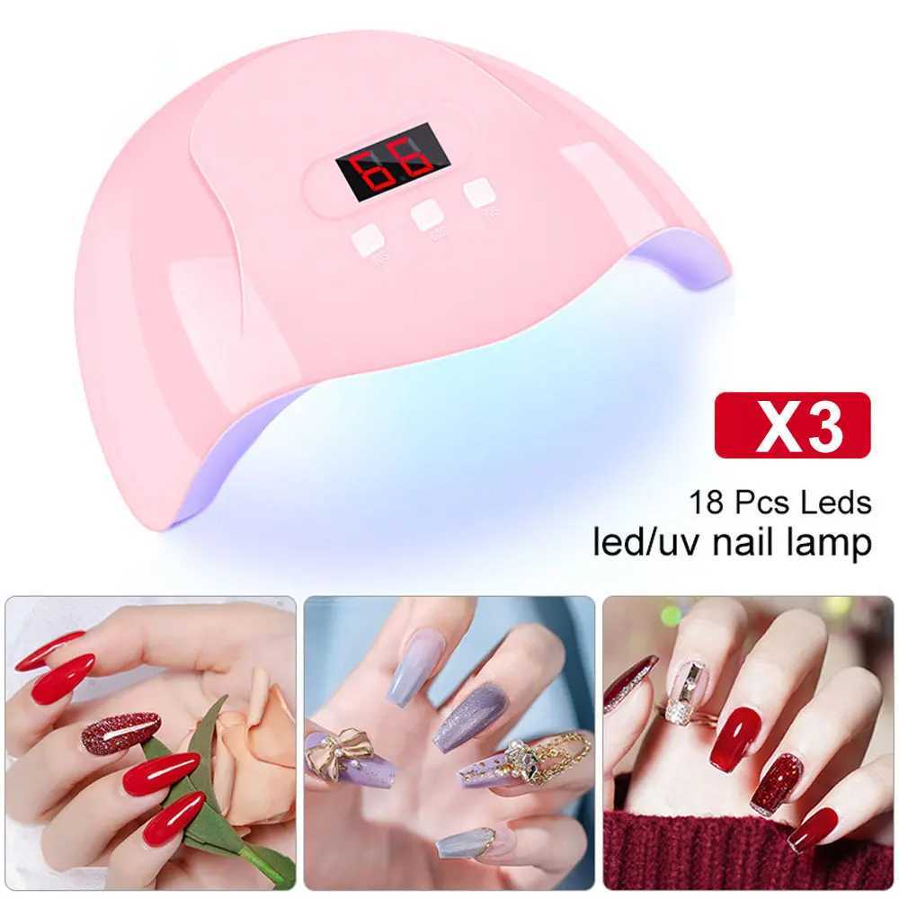 Hot Nail Dryer Machine with 18pcs Beads UV LED Lamp Portable USB Cable Home Use Nail Lamp For Drying Curing Nails VarnishCL2400806