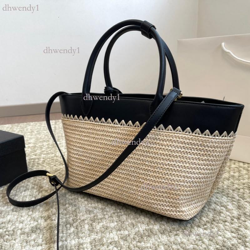 Designer Shopping Straw Bag Women's Tote Large Capacity Summer Beach Weekend Getaway Travel Bag