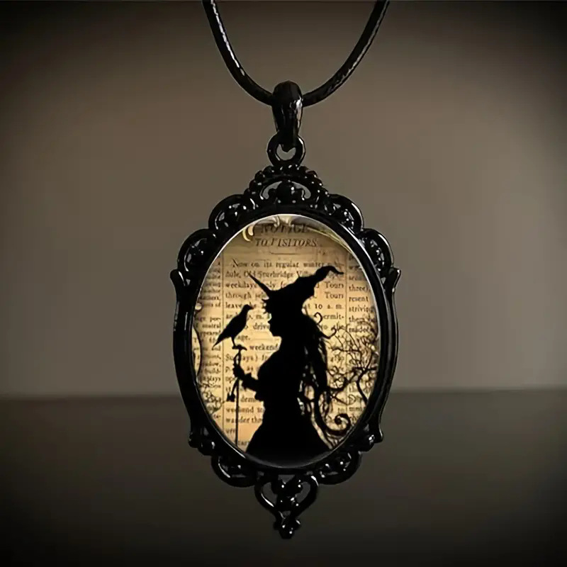 fantasy art women kids boys man vintage popular necklace Halloween tarot gothic necklace fantasy viking movie film necklace S50034