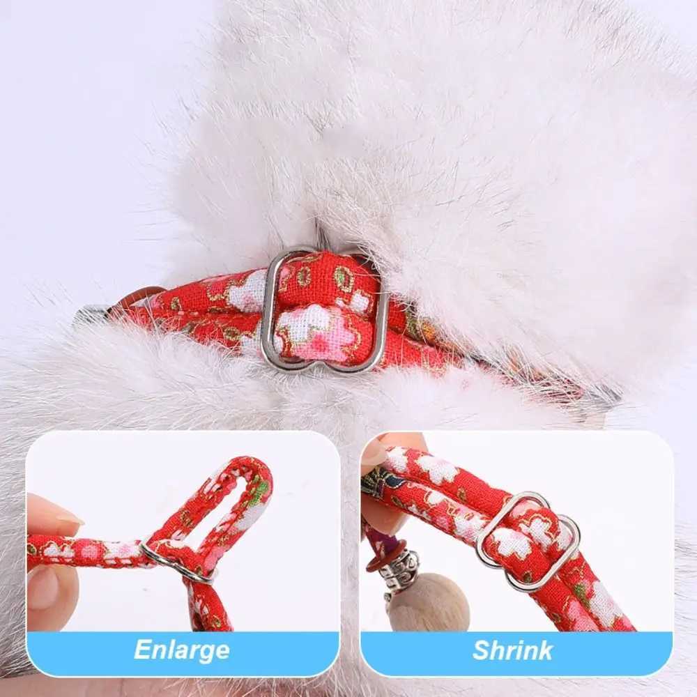 Adjustable Pet Collar Flea Tick Prevention Pet Cat Dog Collar With Natural Insect Repellent Camphor Wood Bead Flea Tick Collar Y240803