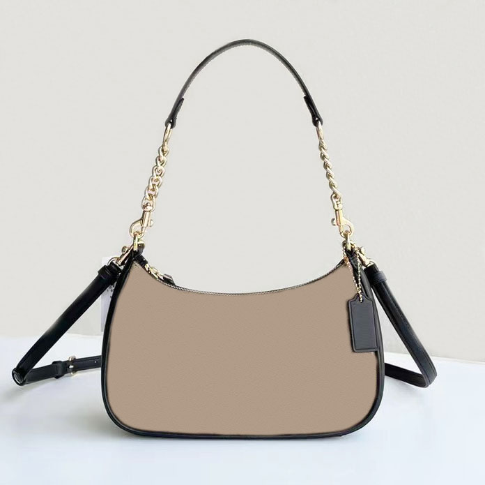 teri shoulder bag Designer bag Crossbody Bag for Women with strap Half moon brand Luxury bag Handbag Purse double Straps chain tote bag