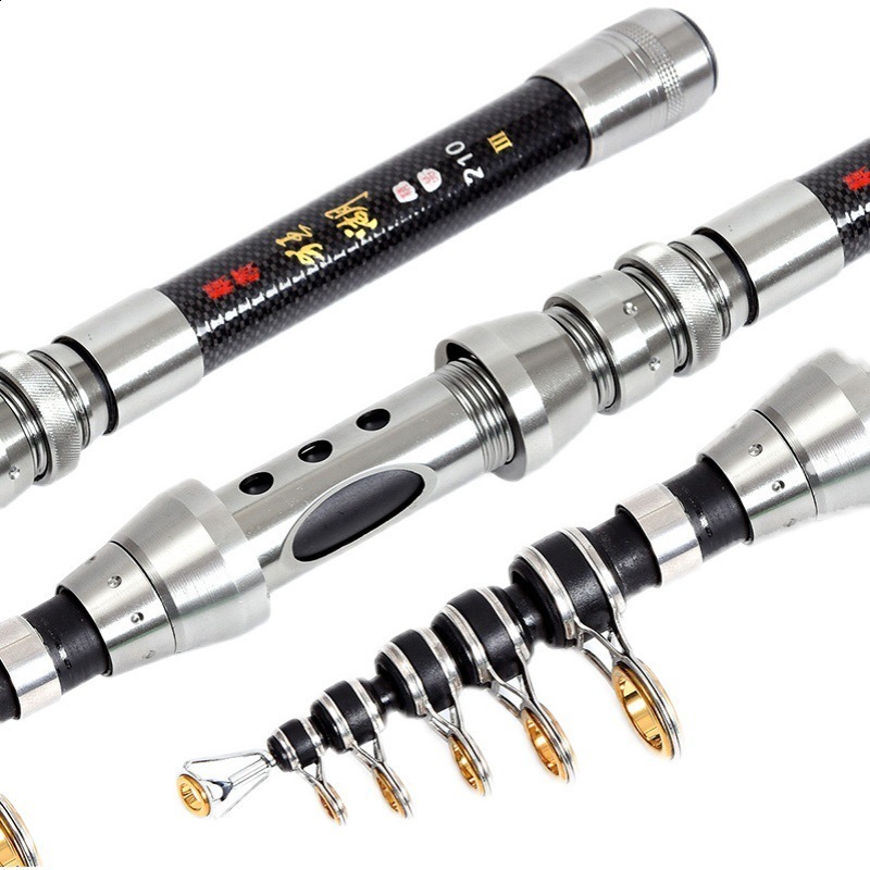1.8-3.6m Carbon Fiber Spinning Fishing Rod 13BB Reel Combo Telescopic Fishing Pole Spinning Reel Kit Max Resistance 3-8kg Pesca 240415