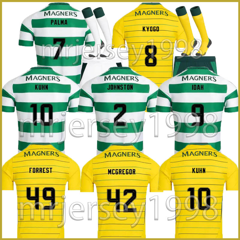 2024-2025 Celtic football kit, necessary for boys and men, home and away wonderful presentation, Kyogo and other stars shine