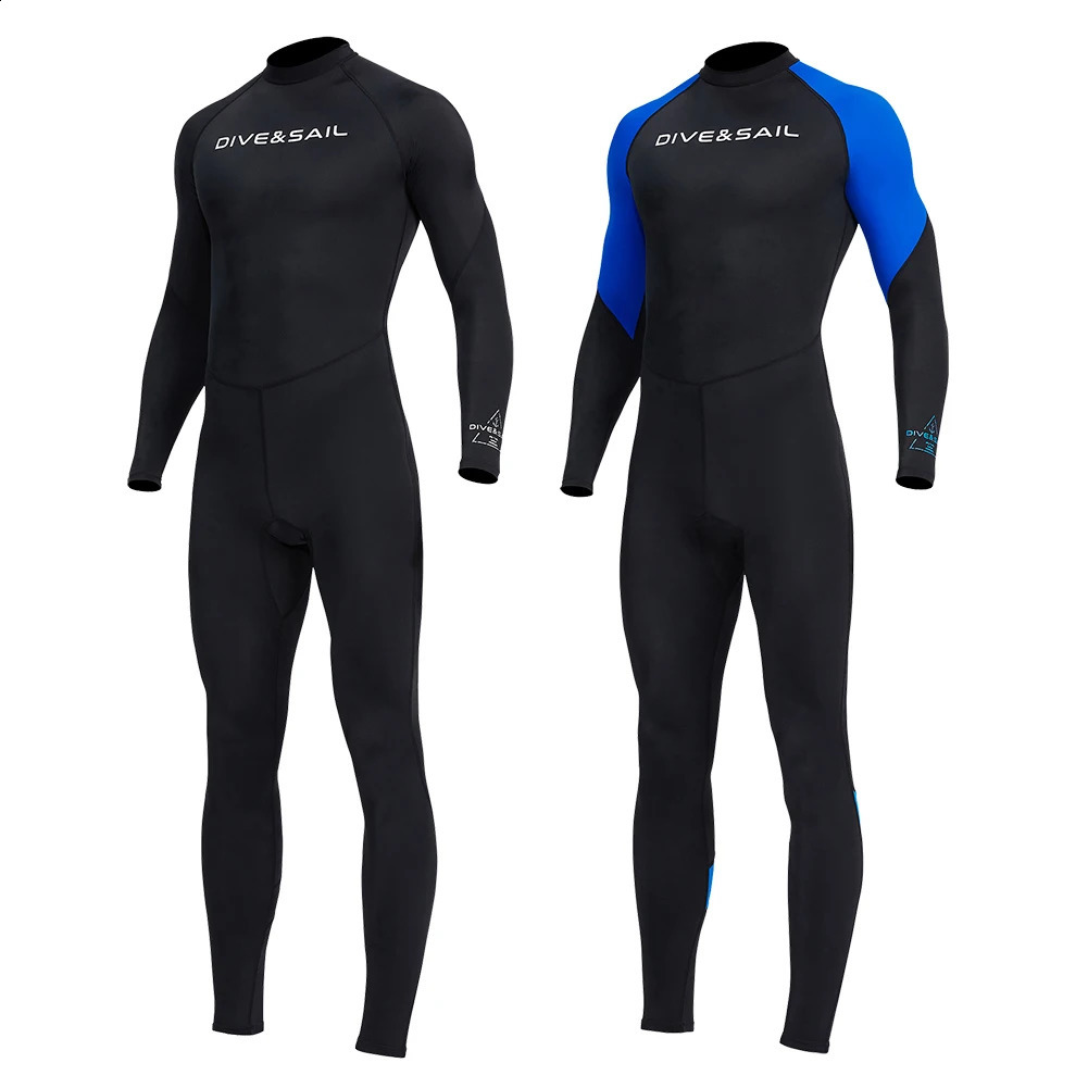 Thin Sunscreen Swimwear Surf Scuba Diving Suit Wetsuit Long Sleeve Fission Hooded one Pieces Men Waterproof Snorkeling Swimsuit 240729