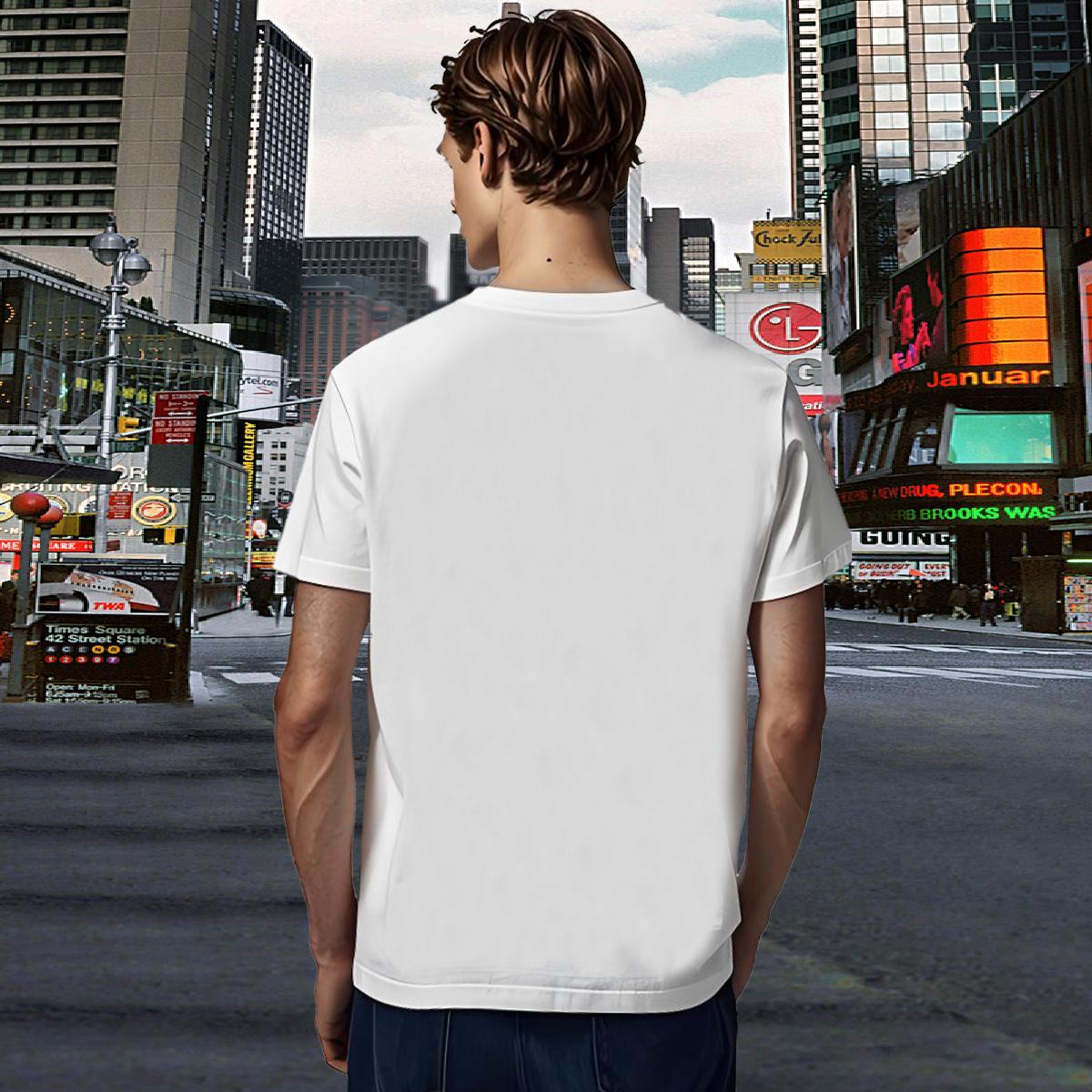 Mens T Shirts 230g Cotton nun Casual Daily Wear Breathable Custom Print Plus Size Men Tshirts Brand Unisex Tops Tees