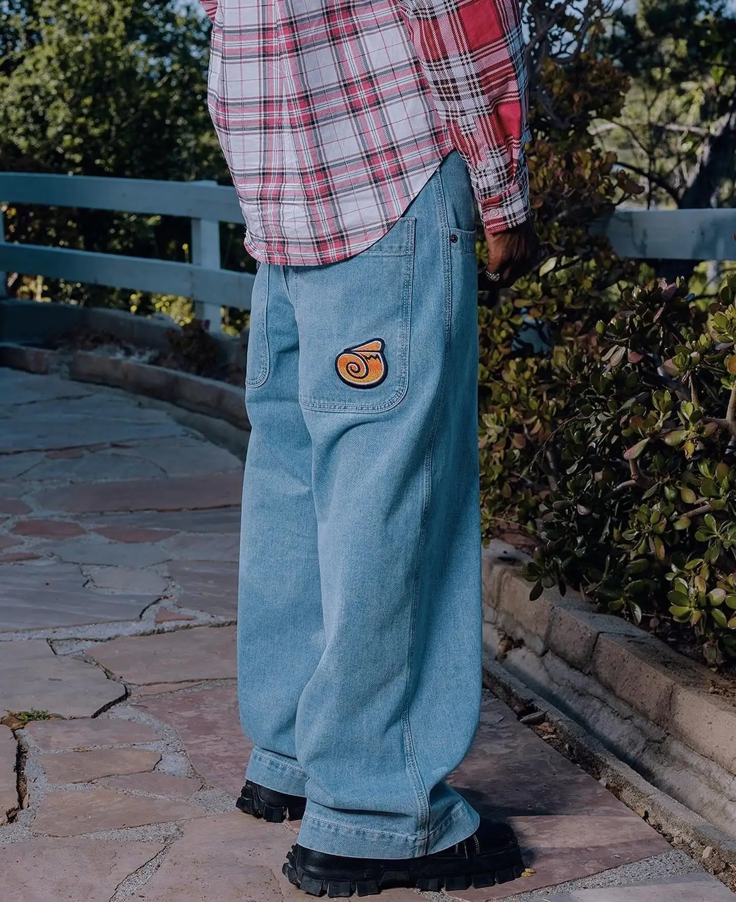 Y2k Baggy Straight Wide Leg Jeans Men Vintage Streetwear Washed Denim Pants Blue Trousers Hip Hop Embroidery JNCO Women Jeans 240802