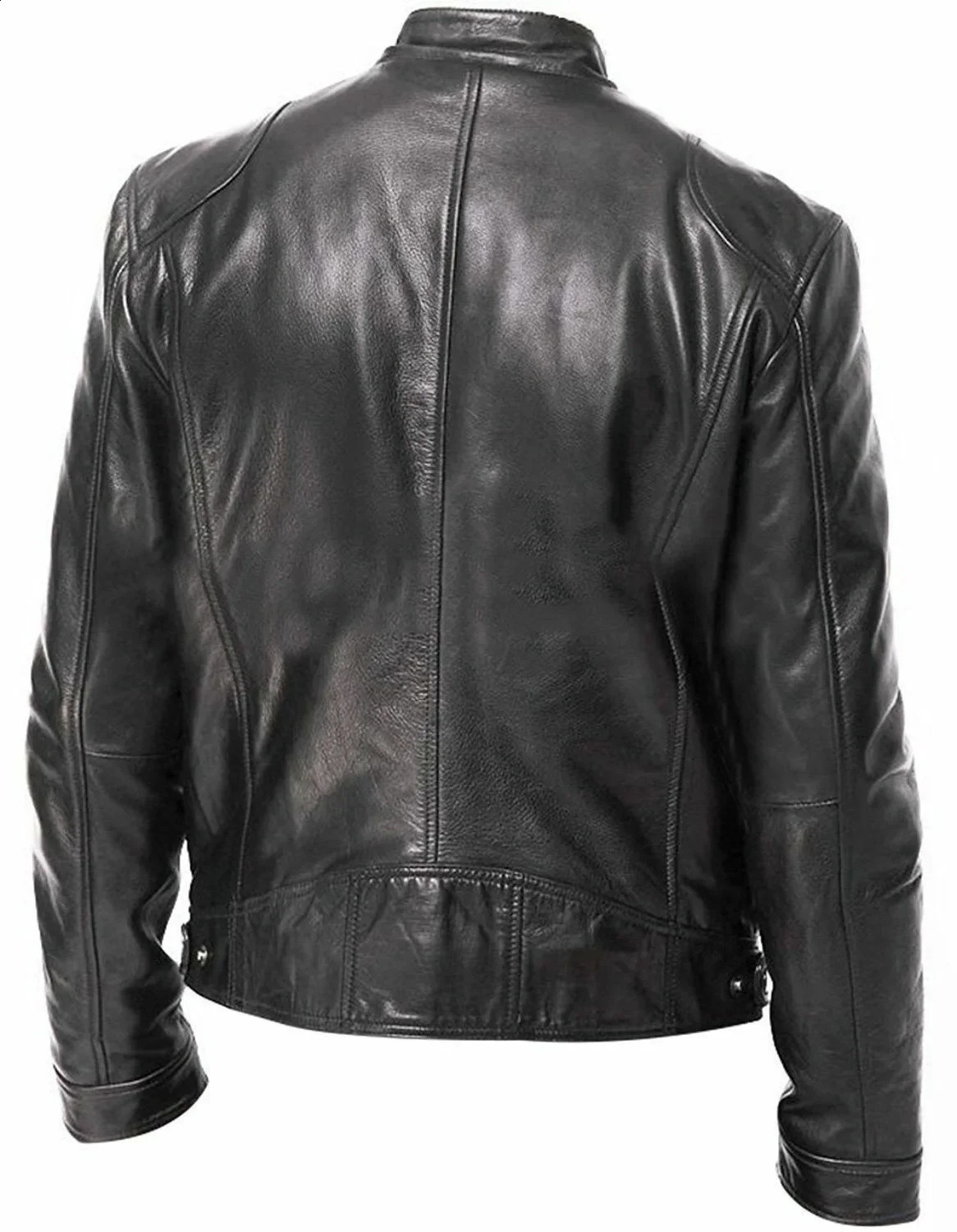 Leather Jacket Men Jackets Slim Clothing Spring Casual Motorcycle Mens PU Biker Coats Windbreaker y240814