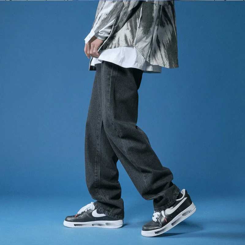 Mens Jeans Large Denim Jeans for Teens Trousers for Men Jean Baggy Pants Mens Fashion Man Male Trendyol Streetwear Korean Mens M250609