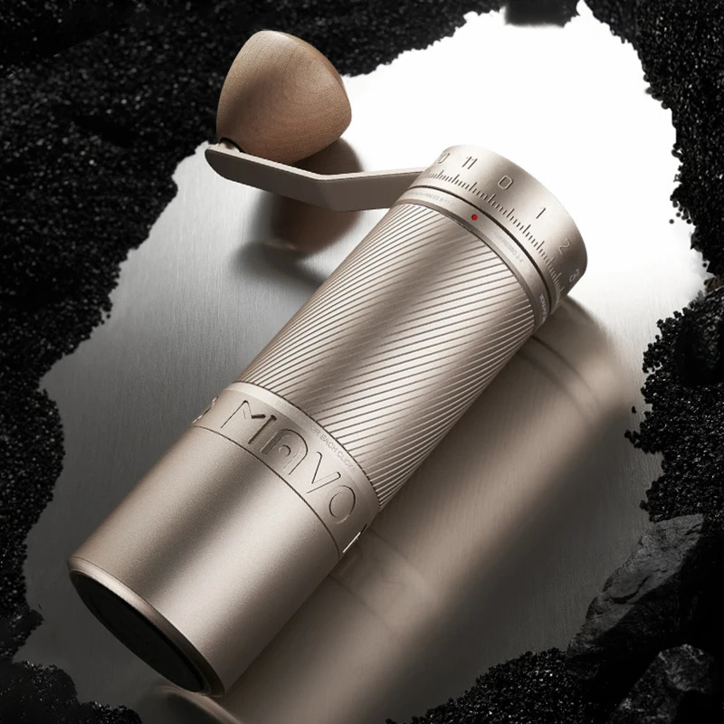 MAVO PHANTOX PRO Manual Coffee Grinder 45mm burr / 120 clicks /3 bearings fix the central shaft / Hand-crank Coffee Bean Grinder 240802
