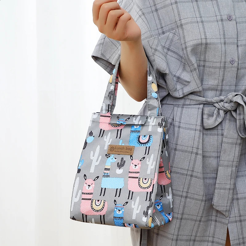 Womens Thick Fashion Cooler Isolation Bag Outdoor Picnic Waterproof Insulated Lunch Bag Cooler Womens Dry Bag 240812