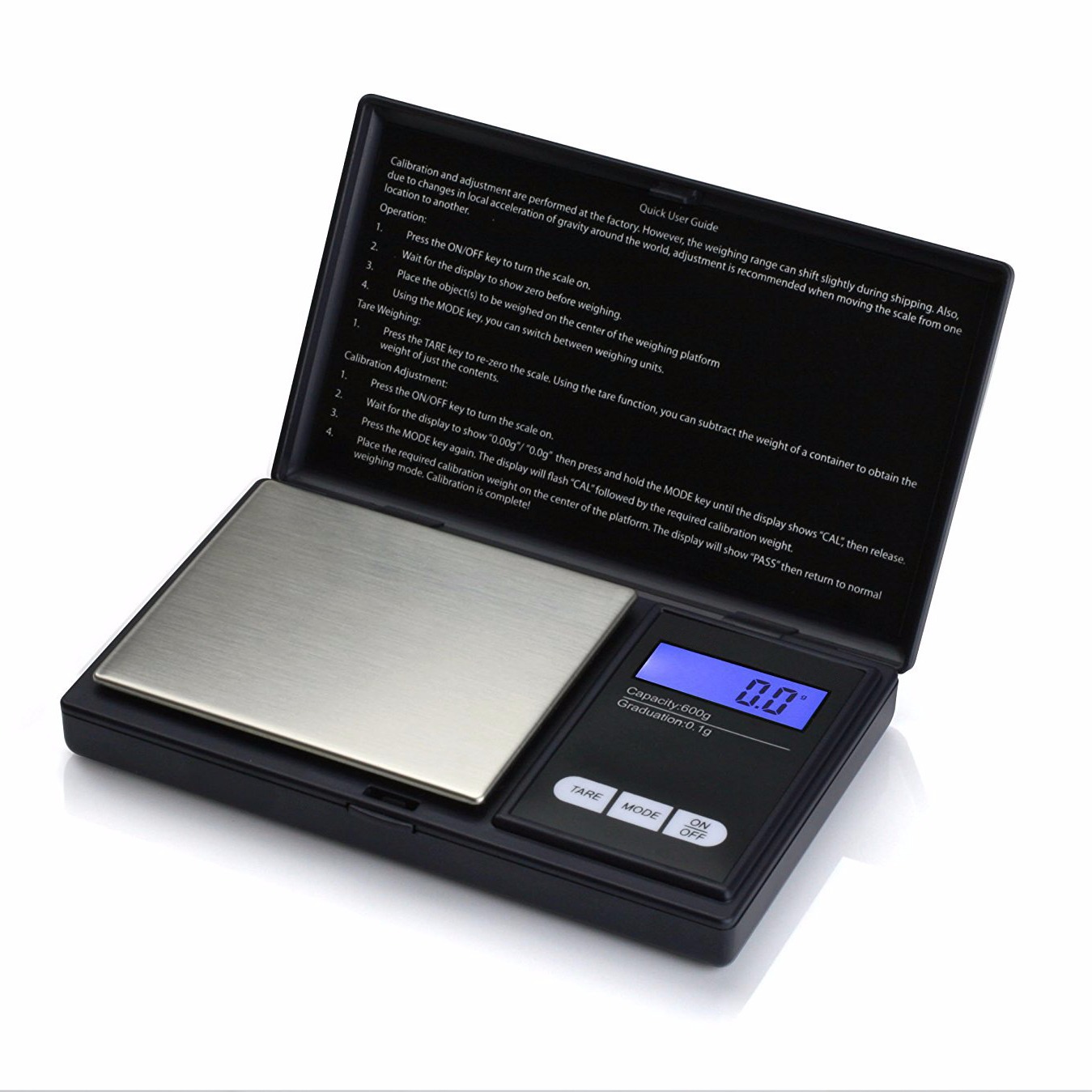 Household Scales Jewelry Pocket Scales Electric with Batteries Included 100g 200g 300g 500g 1000g 0.01g 0.1g Precision Digital Scales