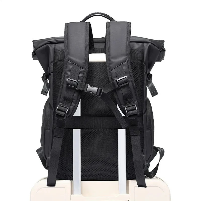 Mens notebook backpack waterproof womens travel expandable 15.6-inch notebook bag Mochilas city backpack 240802