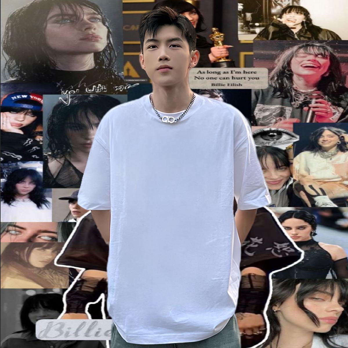 High Quality Men T Shirts 100% Cotton 230g letter Anime Printing Street Custom Anime Crew Neck Tshirts New Arrival Clothings