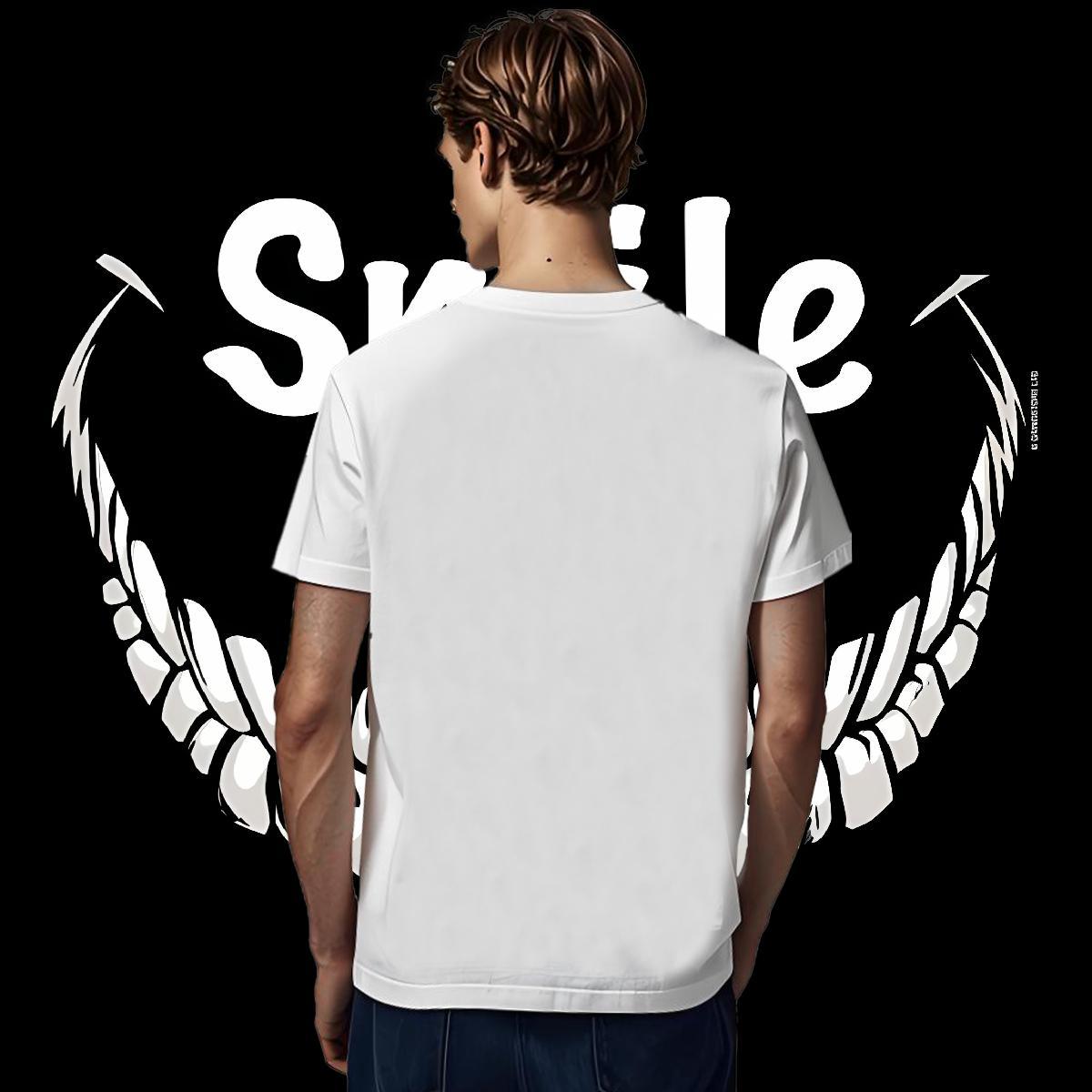 New T Shirts Men 230g Cotton bottle High Street Hip Hop Tshirts Breathable Short Sleeve Popular Mens Tshirts Graphic