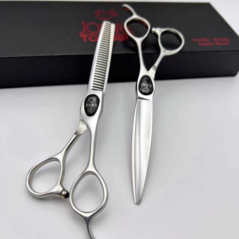JOEWEL scissors Professional hairdressing scissors texturizing shears Hitachi 440C Steel 5.5 6.0 6.5 7 inches Barber tools M240801