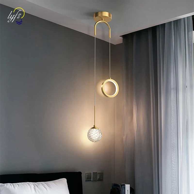 Nordic LED Pendant Light Indoor Lighting Fixture Living Bedroom Bedside Home Decoration Dining Table Hanging Lamps Pendant Lamp X250307