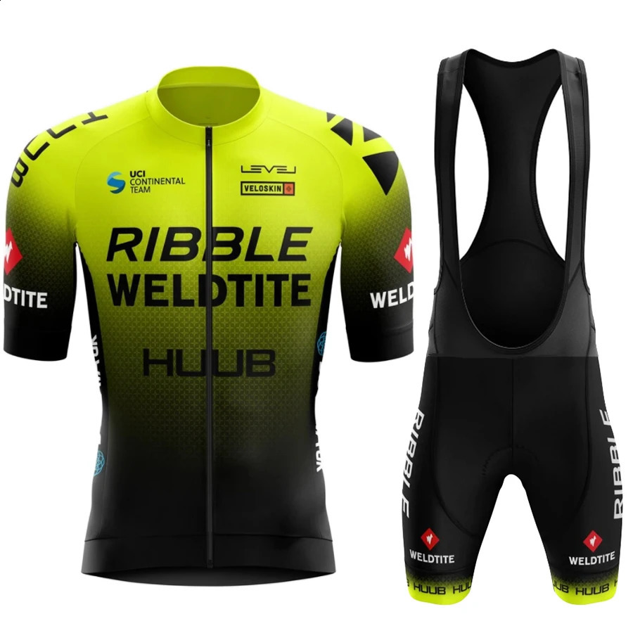 Summer Cycling Jersey Sets Mens Bicycle Short Sleeve Cycling Clothing Bike Maillot Cycling Jersey Bib Shorts Suits 240730