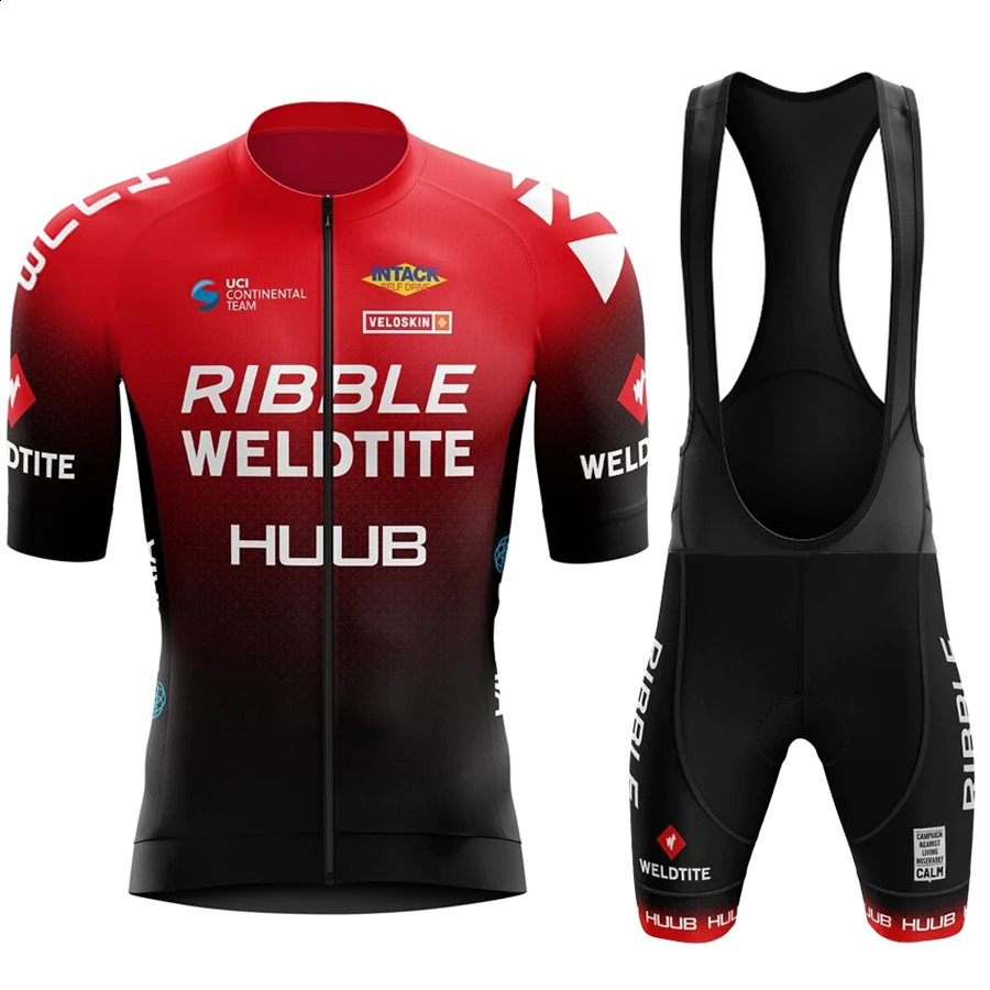 Summer Cycling Jersey Sets Mens Bicycle Short Sleeve Cycling Clothing Bike Maillot Cycling Jersey Bib Shorts Suits 240730