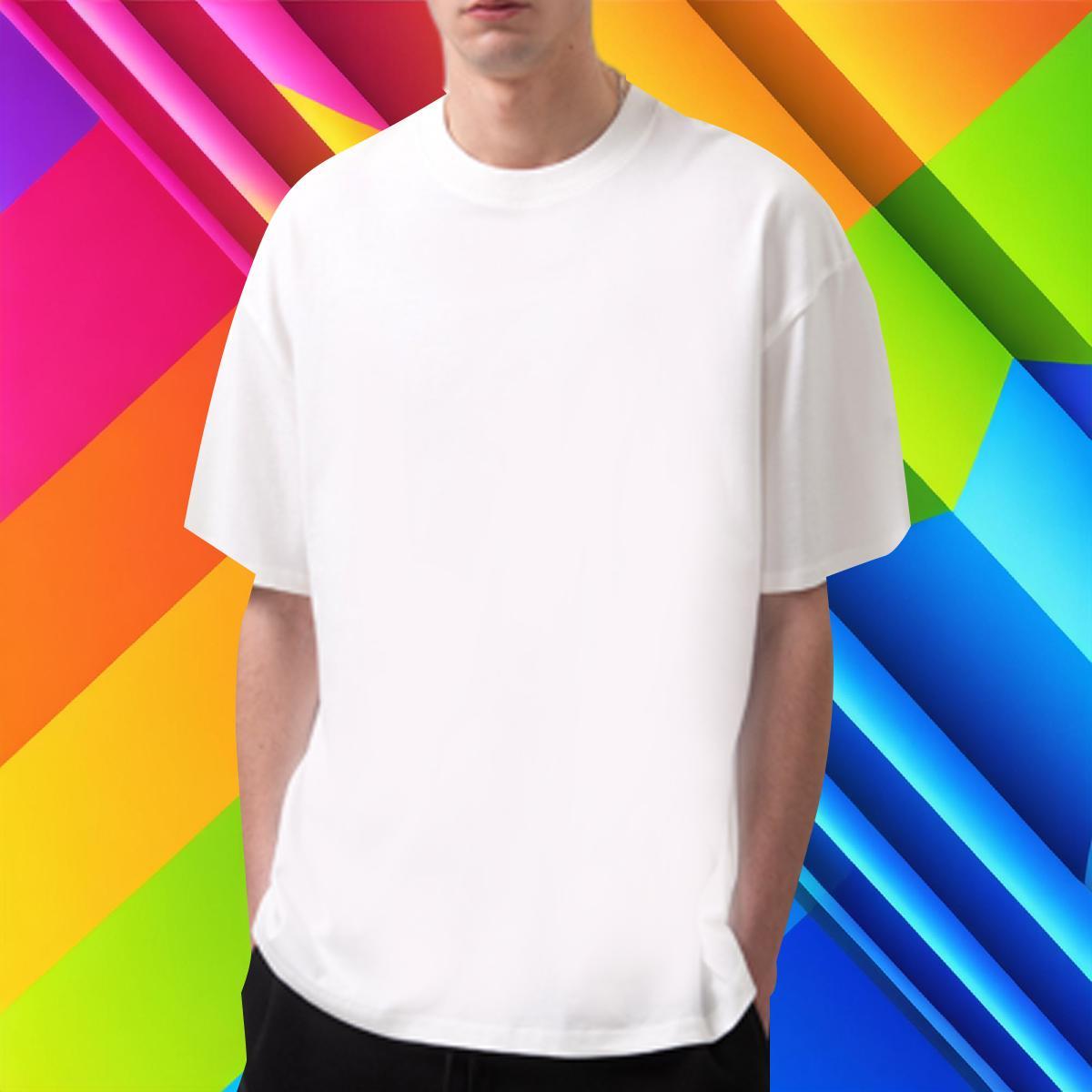 Classic letter 100% Cotton 230g Men Tops Tees Sport Breathable Crew Neck T shirt 2024 Customized Print Wear