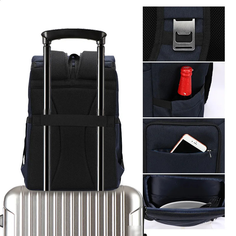 Insulated backpack outdoor picnic size beer cooler bag 24-28 liters waterproof Peva 240802