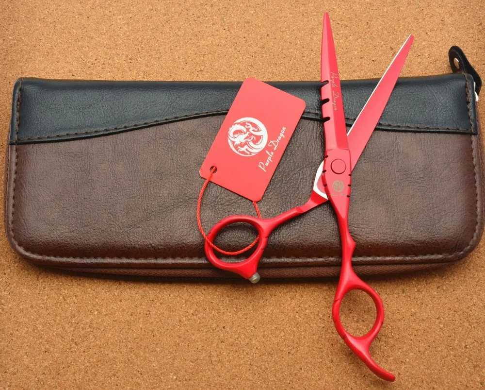 New Arrival 504# TOPPEST 6.0 Inches Red Hairdressing Scissors JP 440C 62HRC Home Salon Cutting Scissors Thinning Shears Hair Scissors Z241213