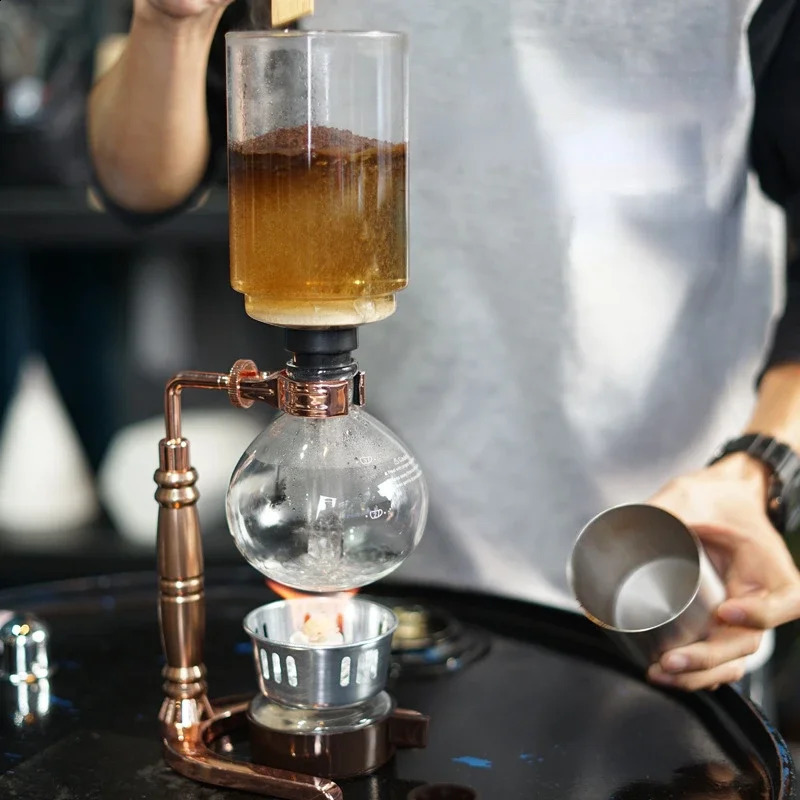 Siphon Coffee Maker 35Cups Pots High Quality Coffee Kettle Pot Set Coffee Accessories Barista Tools Maker 240802
