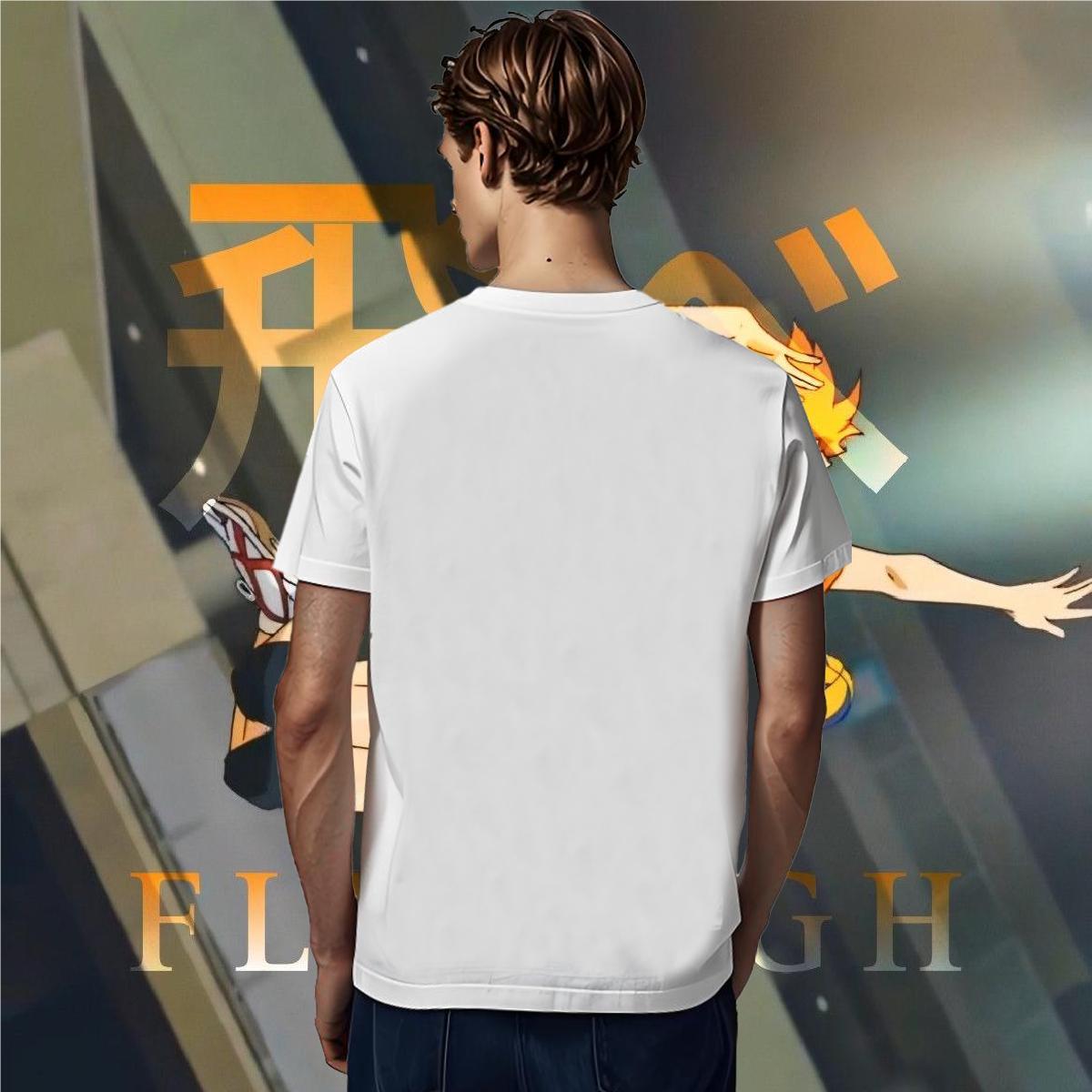 T shirt 230g 100% Cotton scary Street Round Neck Short Sleeve Cartoon Printing L-4XL Tshirt for Man Woman 2024 DIY Brand Clothes