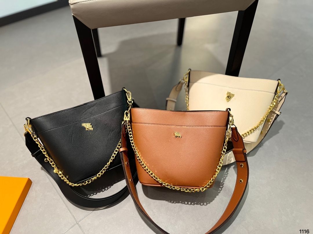 Lock and Walk Bucket bag M24638 M24006 designer women Knob lock handbag chain tote Luxury lady high quality Shoulder crossbody bags Clutch wallet Hobo purses dhgate
