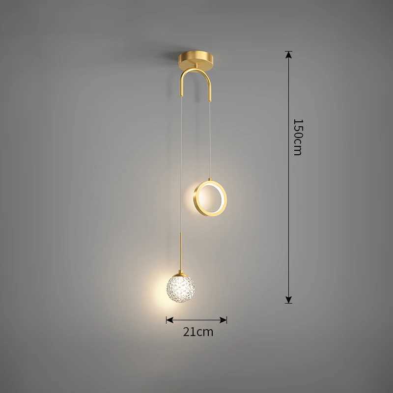 Nordic LED Pendant Light Indoor Lighting Fixture Living Bedroom Bedside Home Decoration Dining Table Hanging Lamps Pendant Lamp X250307