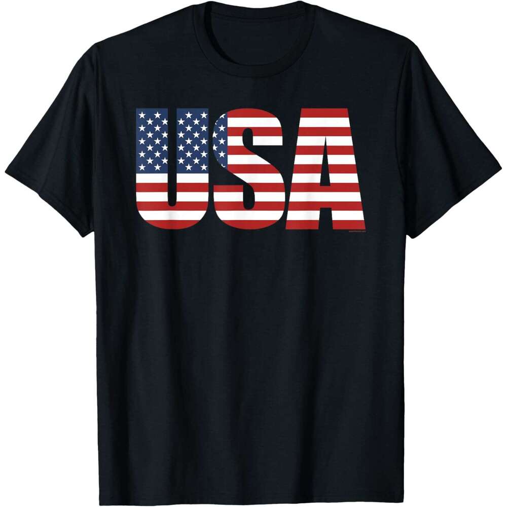 T shirt Mens USA Shirt Men Women Kids Patriotic American Flag 4th of July T-Shirt shirts tshirt graphic tee Casual tops summer clothes Short sleeve Fr