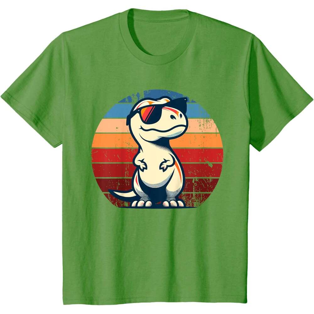 T shirt Mens T-Rex Retro Novelty Men Kids Women Funny Dinosaur T-Shirt shirts tshirt graphic tee Casual tops summer clothes Short sleeve Free shipping