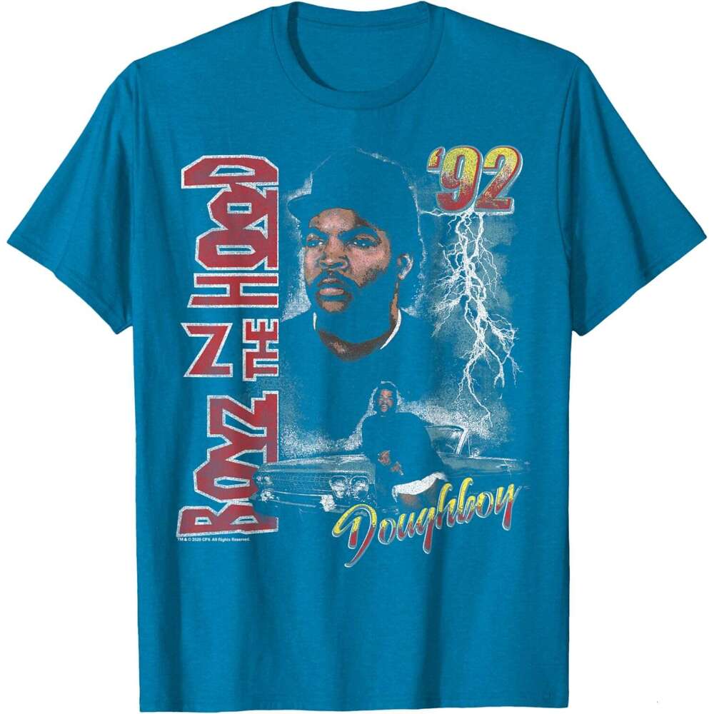T shirt Mens Boyz in The Hood Doughboy Poster Short Sleeve T-Shirt shirts tshirt graphic tee Casual tops summer clothes Short sleeve