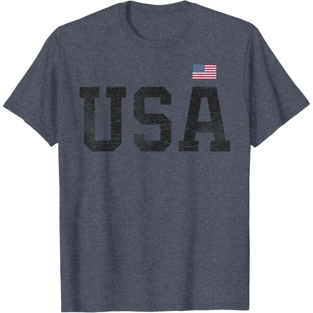 T shirt Mens USA T Shirt Women Men Patriotic American Flag 4th of July T-Shirt shirts tshirt graphic tee Casual tops summer clothes Short sleeve Free 