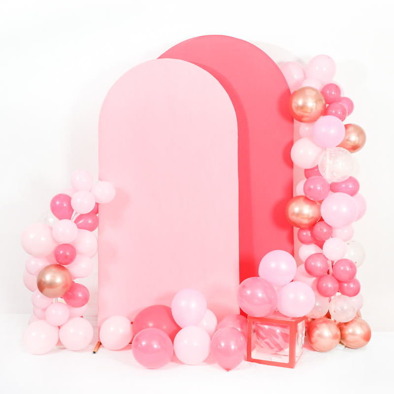 Wedding decoration arch background cloth high elasticity birthday party background set photography cloth semi-circular background cover