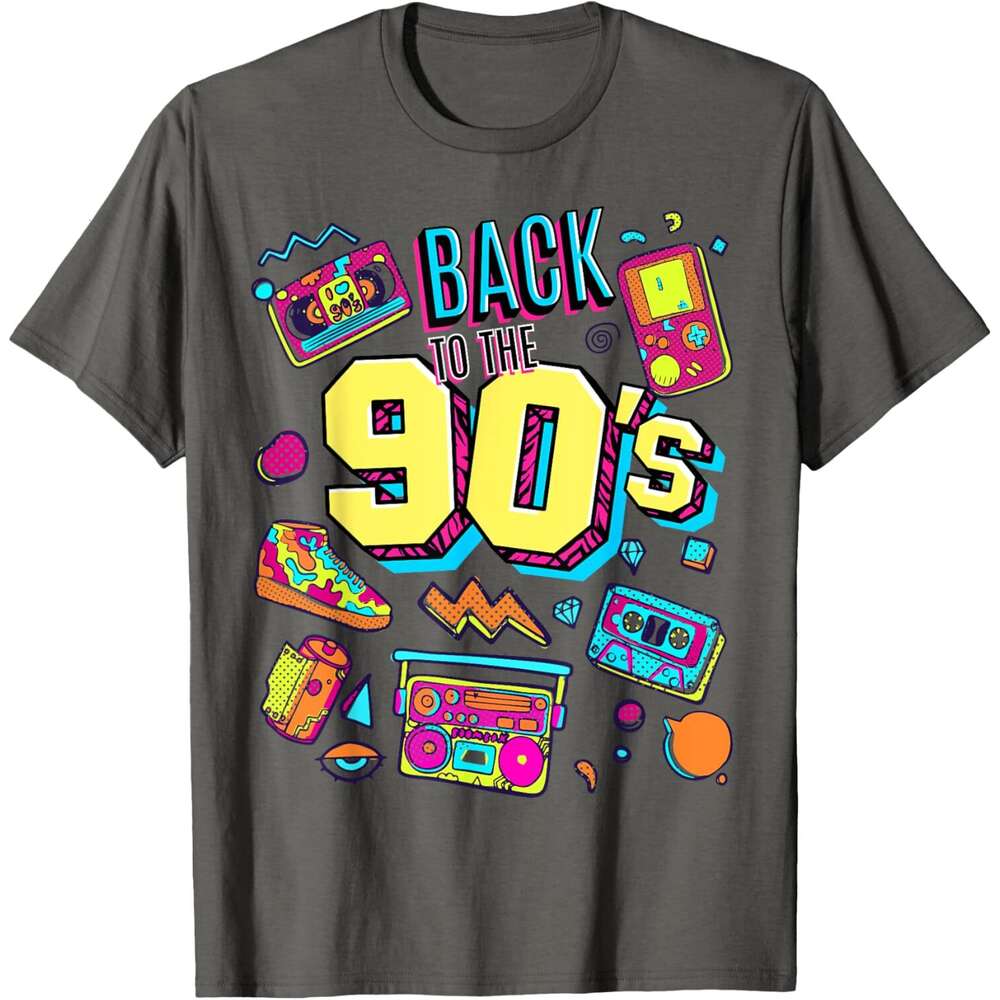 T shirt Mens Womens Vintage Retro Back To 90s Graphic Design T-Shirt shirts tshirt graphic tee Casual tops summer clothes Short sleeve