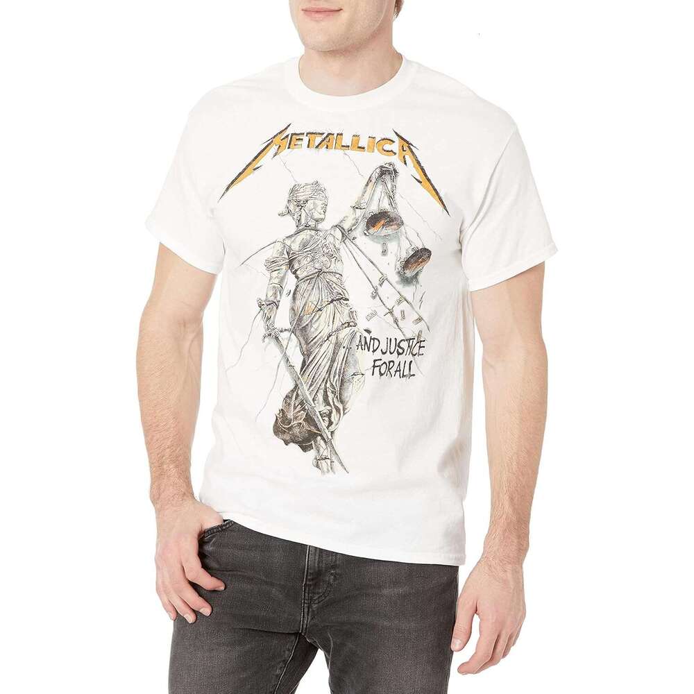 2025S Fashion Designer T Shirt Mens Standard Justice For All T Shirt Shirts Tshirt Graphic Tee Casual Tops Summer Clothes Short Sleeve