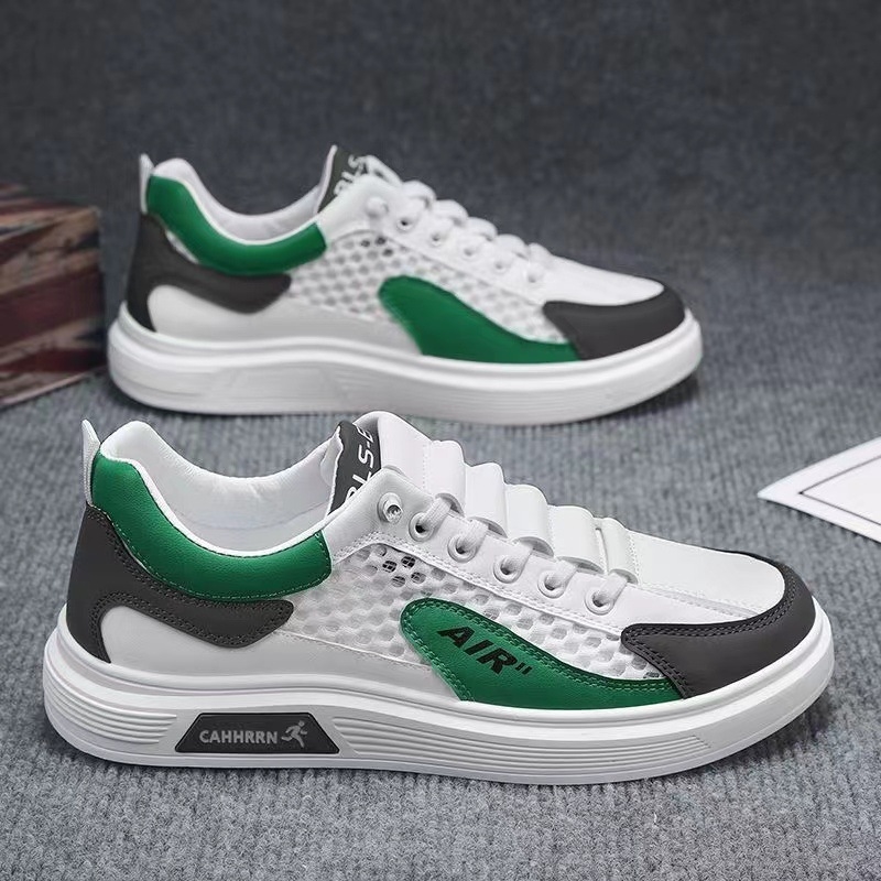 Ice breathable men's summer ultra-thin net shoes deodorant men's sports shoes trend with casual running shoes