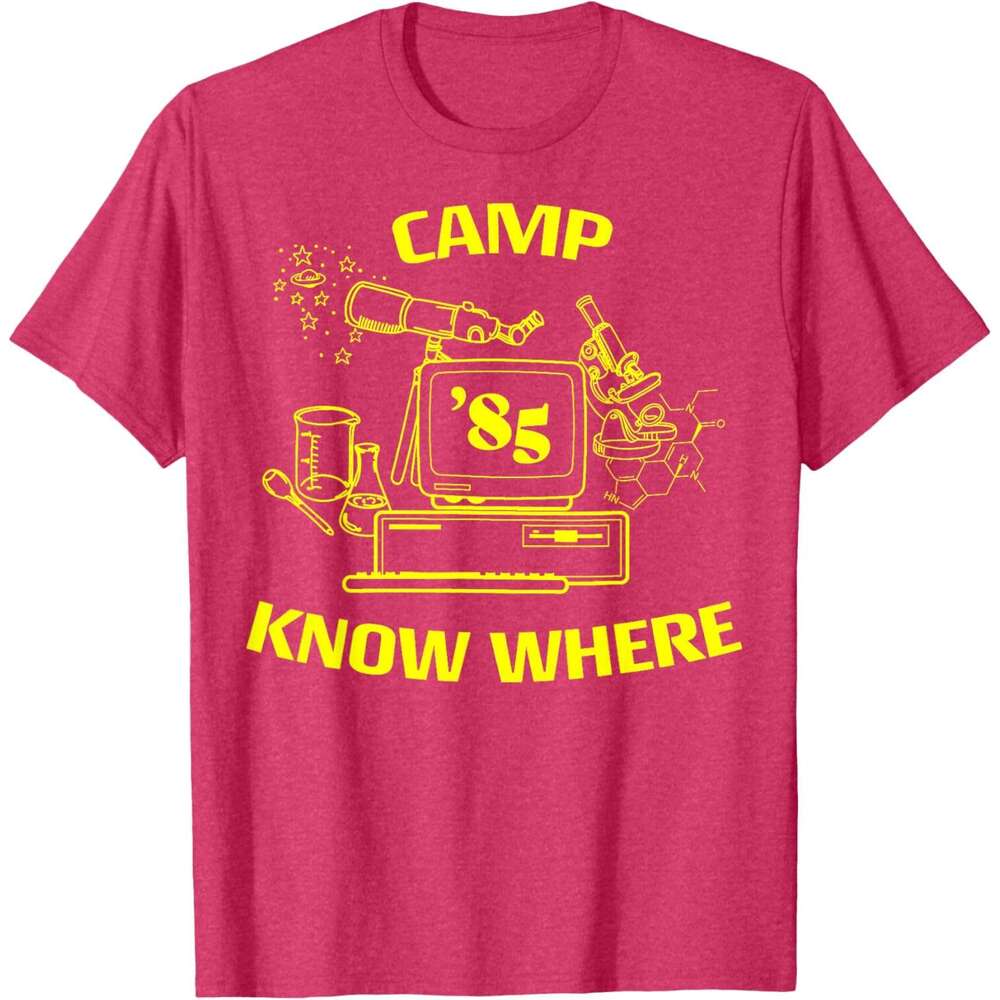 T shirt Mens Camp Know Where 85 T-Shirt shirts tshirt graphic tee Casual tops summer clothes Short sleeve Free shipping