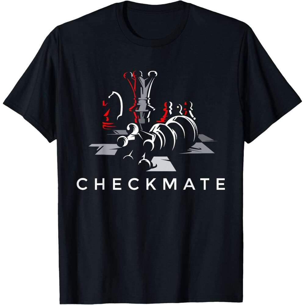 T shirt Mens Chess Checkmate Novelty Graphic T-Shirts Cool Designs T-Shirt shirts tshirt graphic tee Casual tops summer clothes Short sleeve