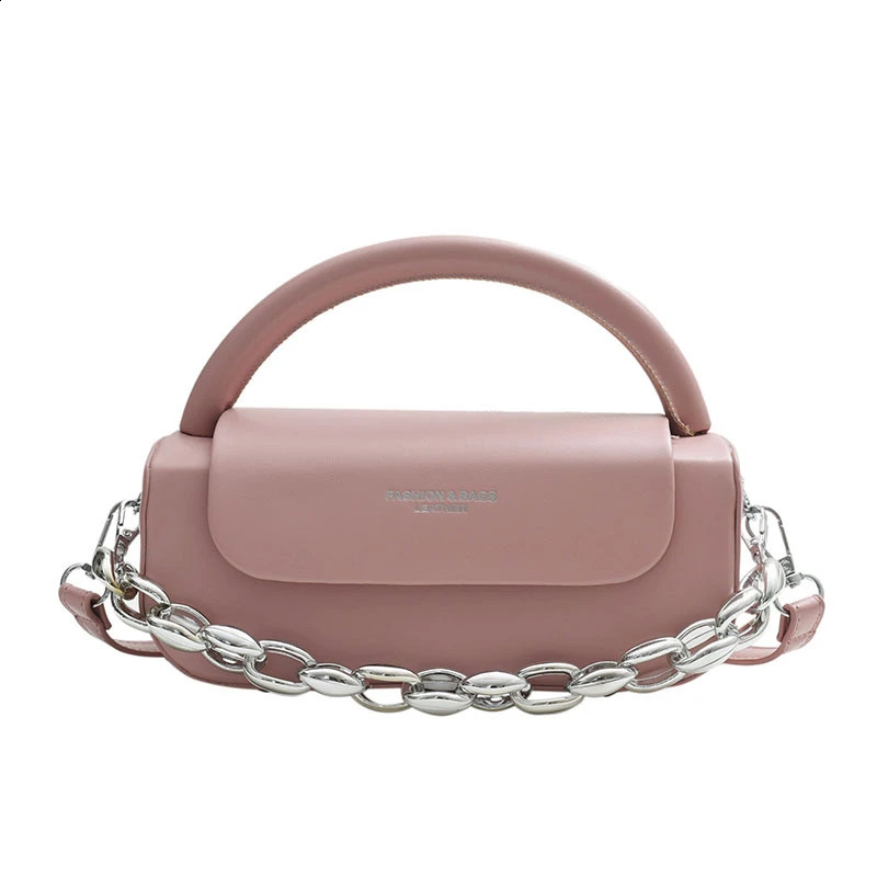 Pu Solid Thread Fashion TopHandle Bags Flap Buckle High Quality Shoulder Crossbody Bag for Women Bolsa 240802