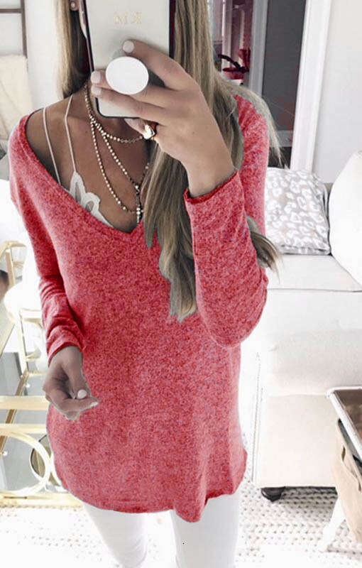 Autumn and Winter New Long Sleeved V-neck Knitted Sweater Top Womens Clothing Cardigan Fallautumn Sweater Long Sweaters Womens Designer Sweater