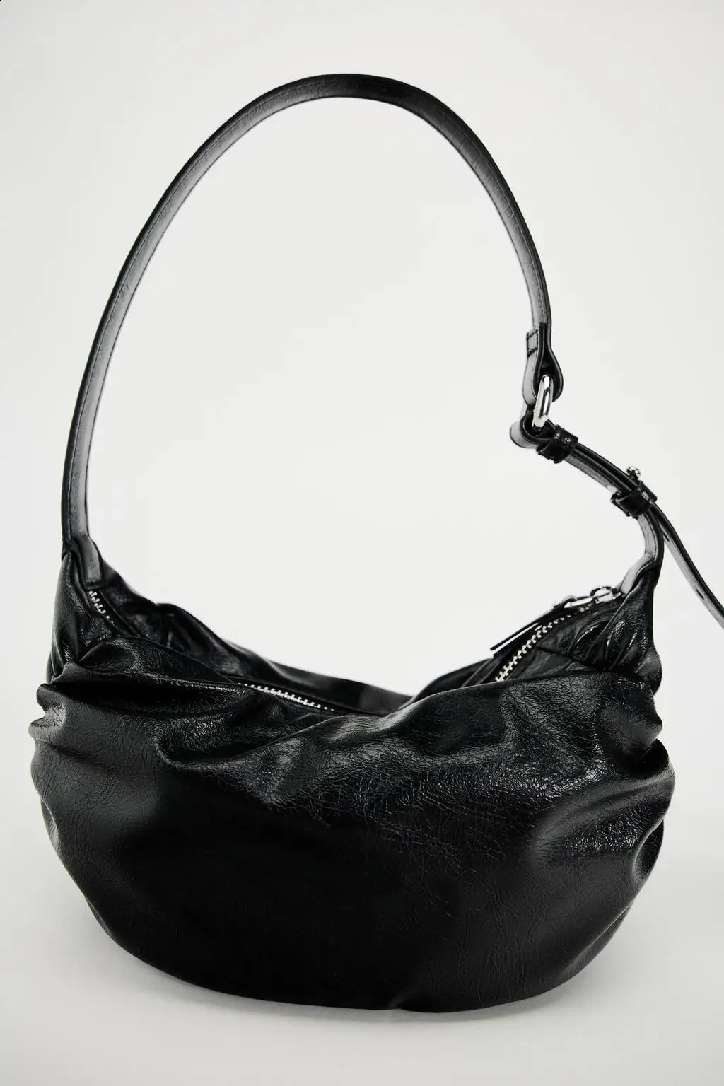 Fashion Pleated Handlebags for Women PU Cloud Bags Leisure Armpit Bag Shopping Shoulder Dumpling Handbag Female Hand 240805